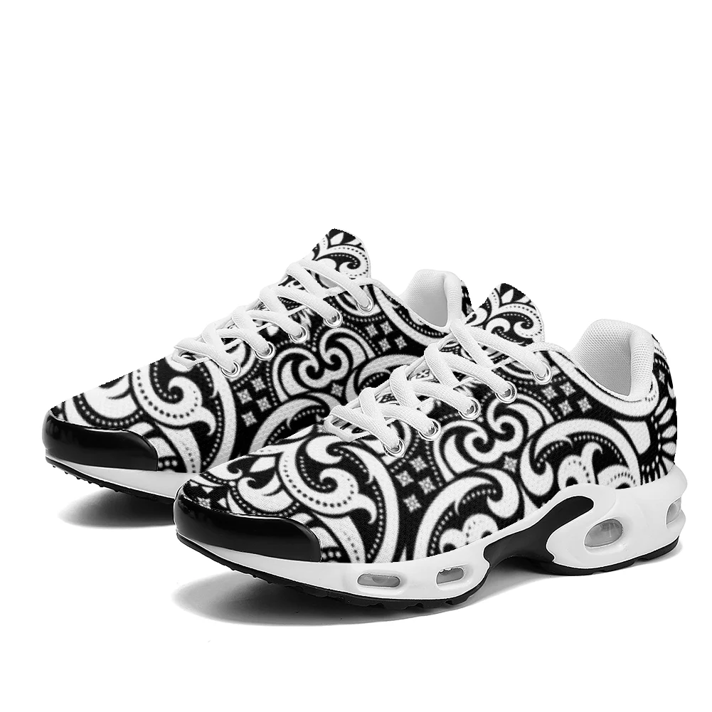 Breathable Mesh Athletic Shoes - Polnische Nationalstil-Sneaker mit schwarz-weißen Streifen, lässige,