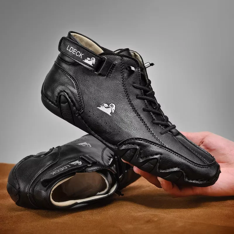 Waterproof Goretex Running Shoes - Herren-Loafer, rutschfest, modisch, vielseitig, Business-High-Top-Schuhe mit