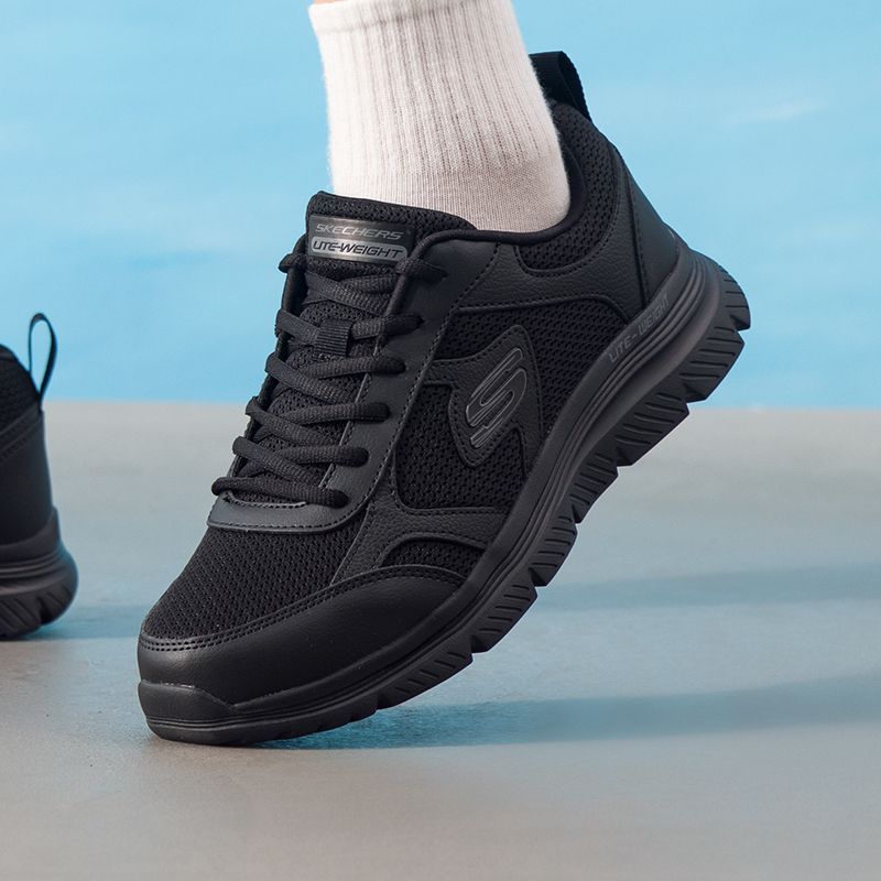 Lightweight Road Running Shoes - Skechers Herrenschuhe Original Low-Top Leichtgewichtige Atmungsaktive