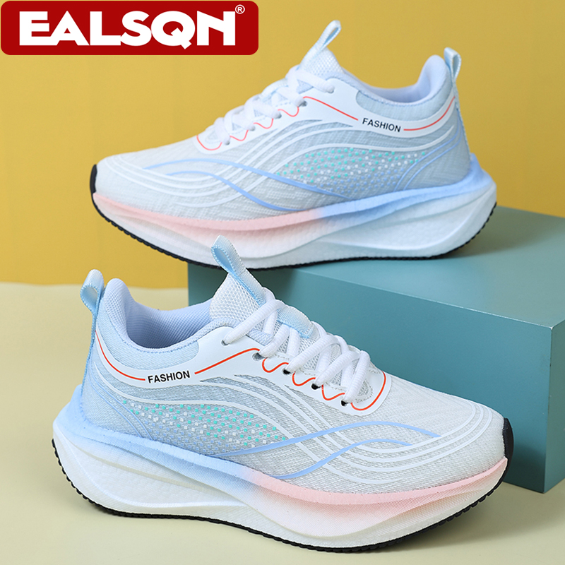 Breathable Mesh Athletic Shoes - Ultraleichte Atmungsaktive Weiße Sneaker für Damen,