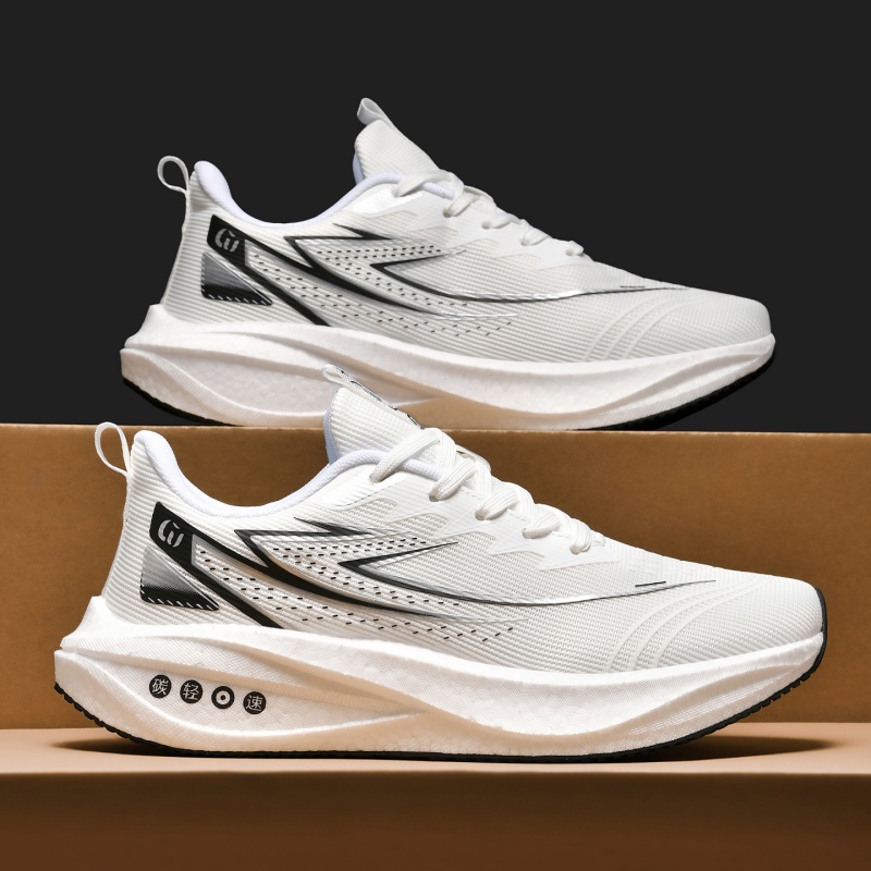 Breathable Mesh Athletic Shoes - Damen-Laufschuhe, Casual-Sport-Street-Style, Herbst- und Winter-Sneaker, einfarbig,