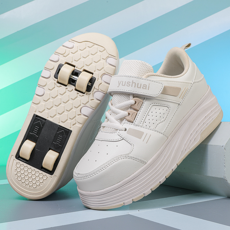 Running Shoes - Vierrädrige Rollschuhe für Jungen, unsichtbare vierrädrige