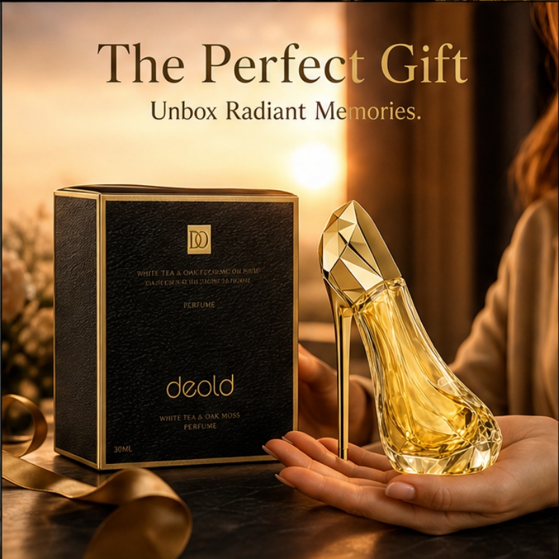 Luxuriöses goldenes Damenparfü – Heels Bewertung und Preis