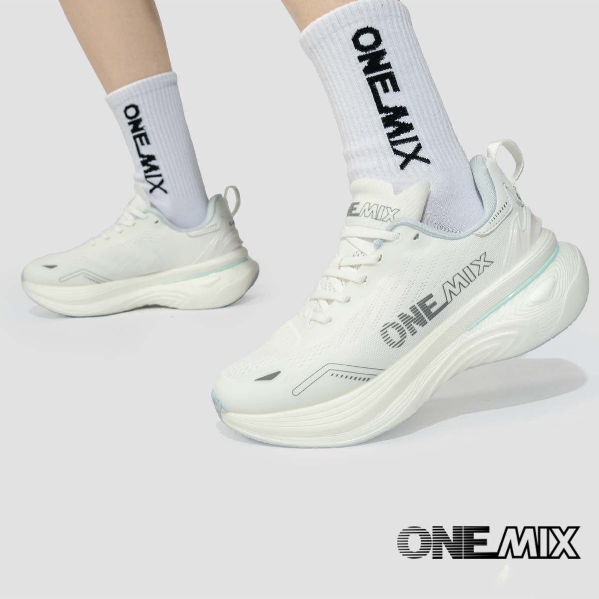 ONEMIX Neue stoßdämpfende und  – Reflective Night Running Shoes Bewertung und Preis